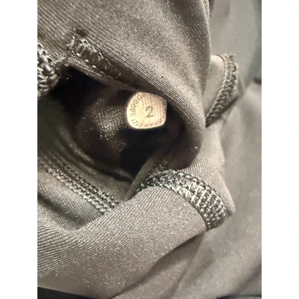 Lululemon Align High-Rise Pant 25 Black Nulu Yoga Leggings Size 2 LW5BPAS